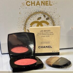 CHANEL Les Beiges Winter Glow Blush - Coral Givre